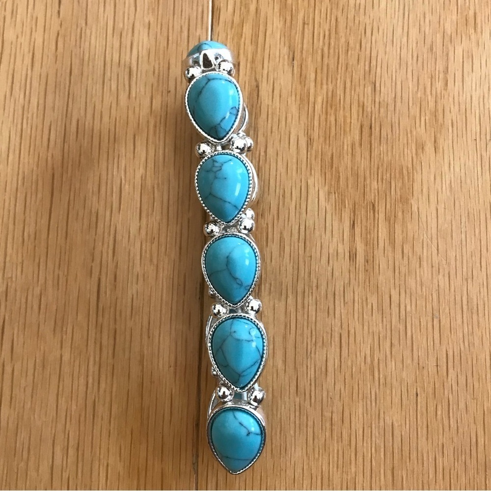 Turquoise stretch bracelet - Picture 3 of 3
